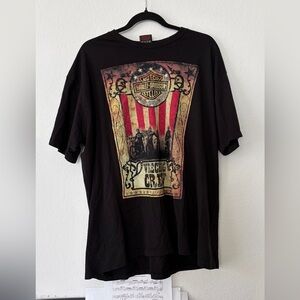 Harley Davidson Wrecking Crew Graphic Tee Black 2XL Surdyke Festus MO Biker